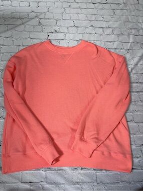 SO Coral Pink Long Sleeve Crewneck Tee comfy! Size 2XL